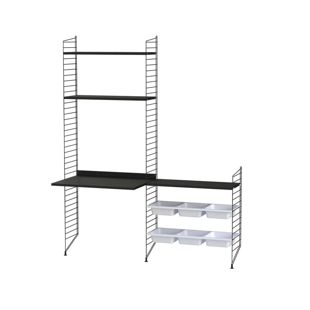 String children's room black - Combination E String