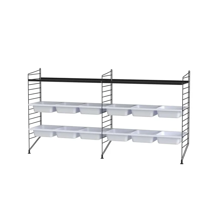 String children's room black - Combination F - String