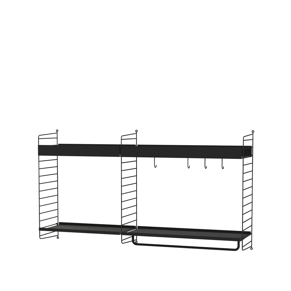 String children's room combination A - black,  String