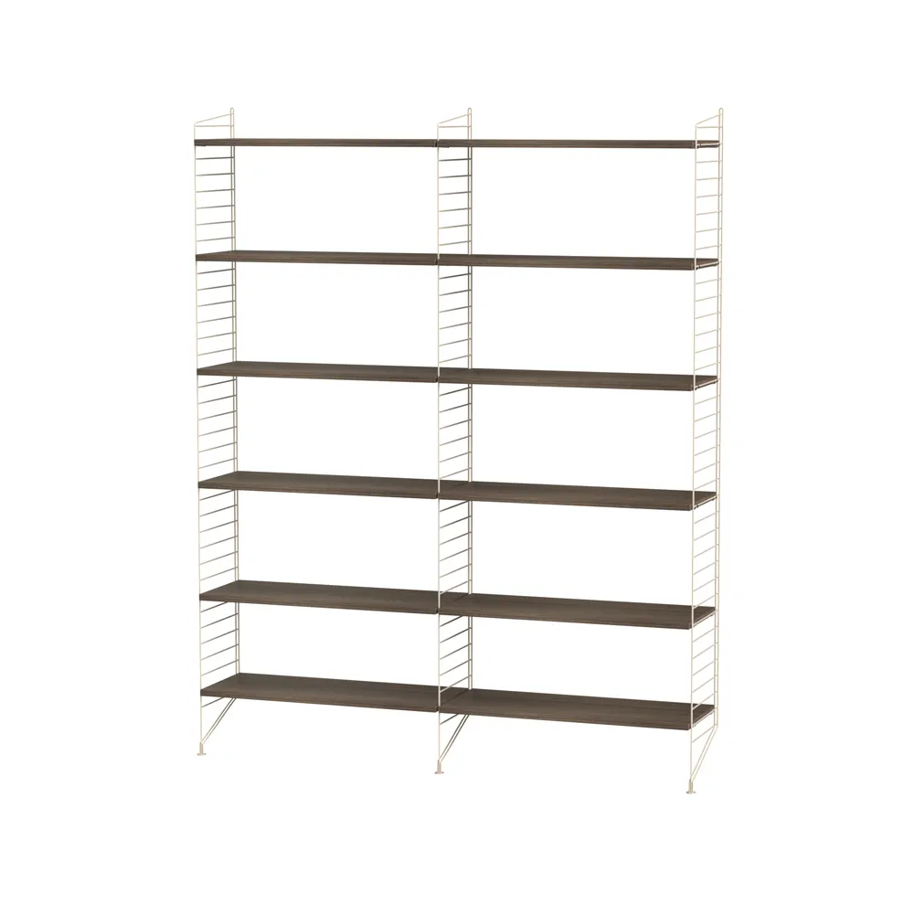 String children's room combination A - walnut & beige,  String