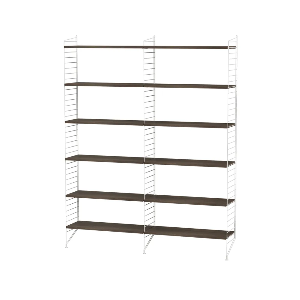 String children's room combination A - walnut & white,  String