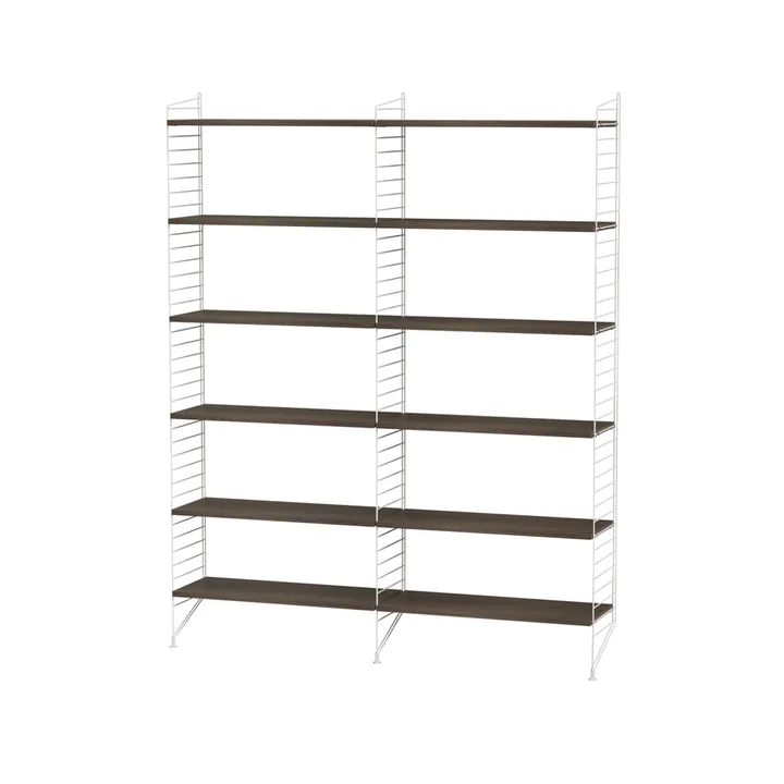 String children's room combination A - walnut & white - String