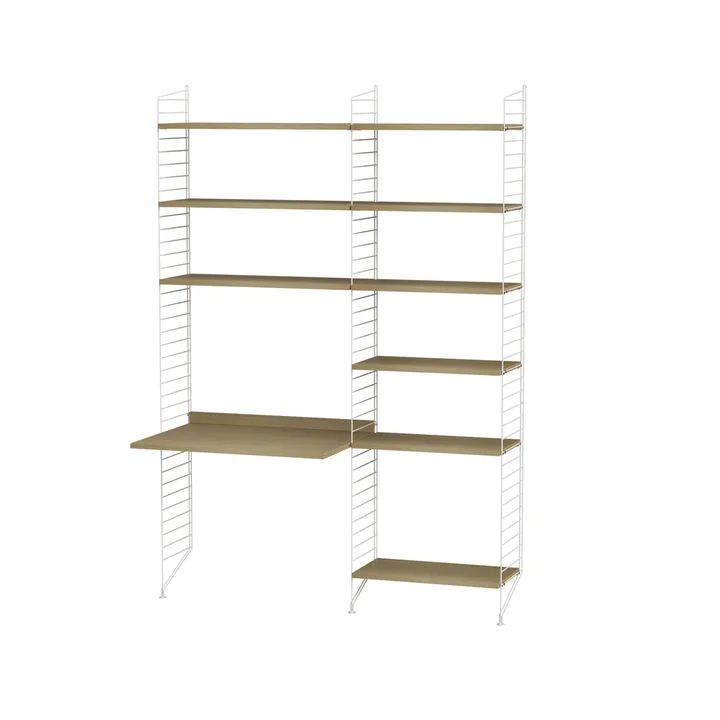 String children's room oak & white - Combination D - String