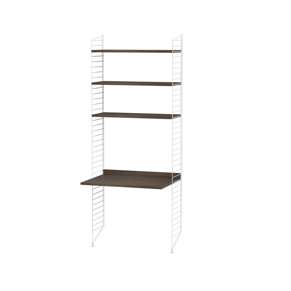 String children's room walnut & white - Combination C,  String