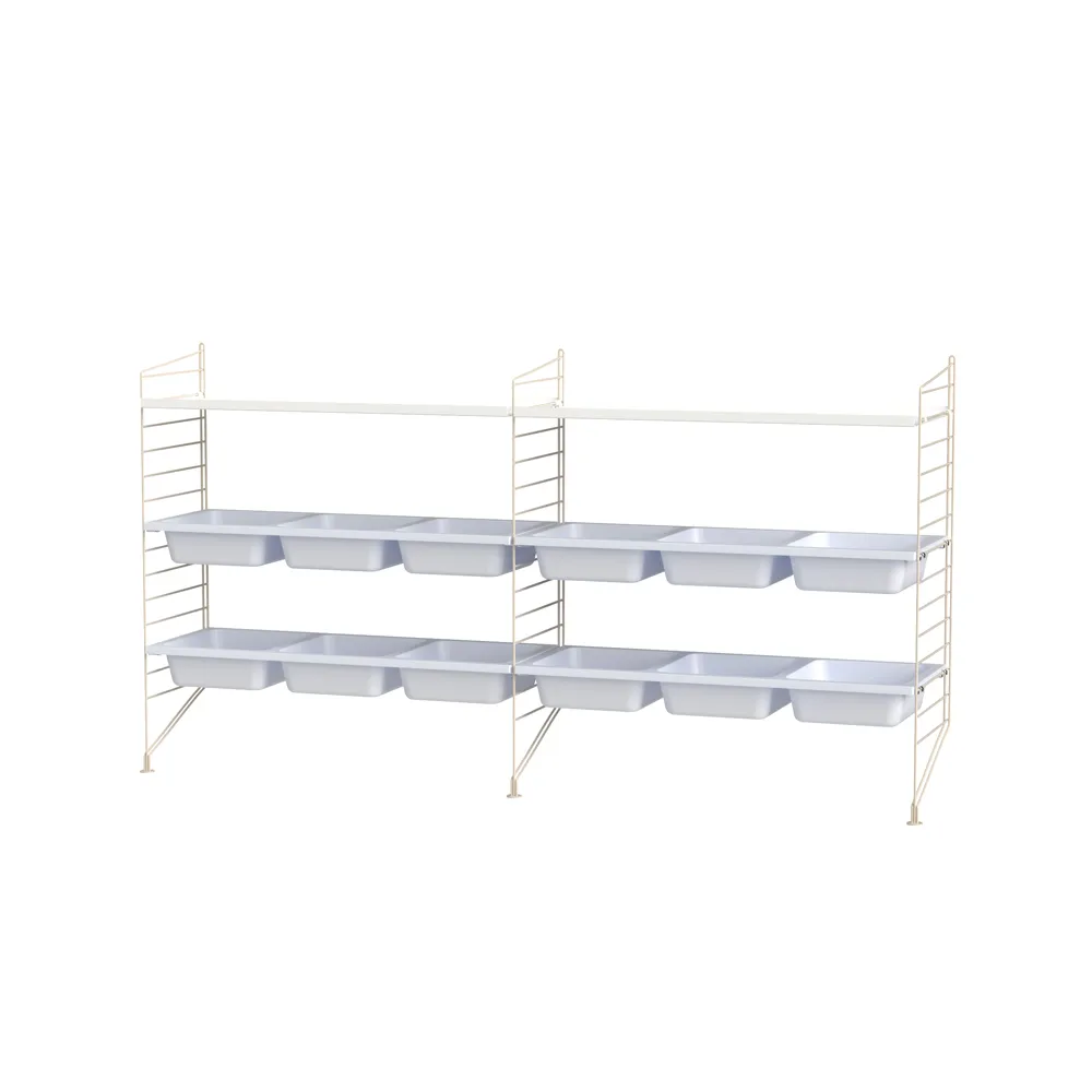 String children's room white & beige - Combination F,  String