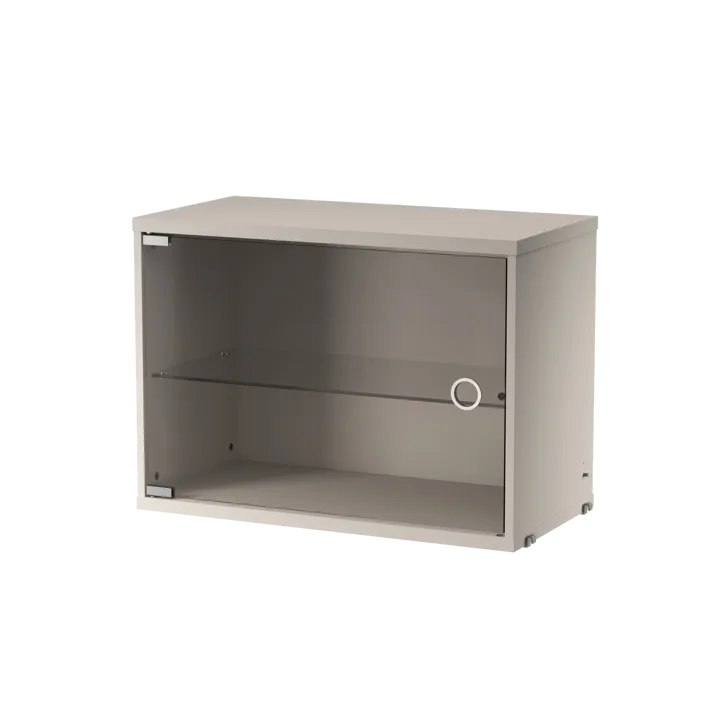String display cabinet - Beige, 58x30 cm - String