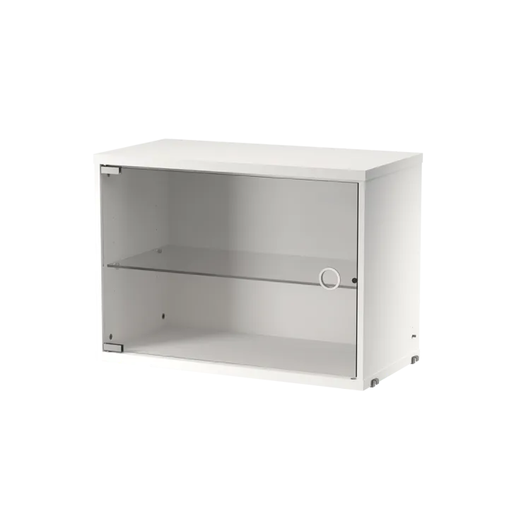 String display cabinet - White, 58x30 cm - String