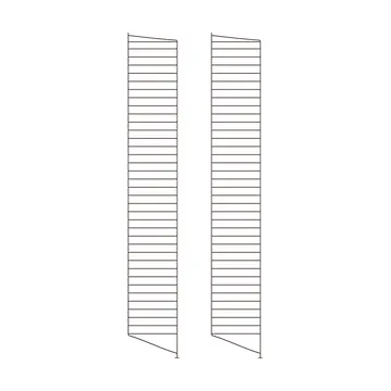 String floor panels - Dark brown, 200x30 cm, 2-pack - String