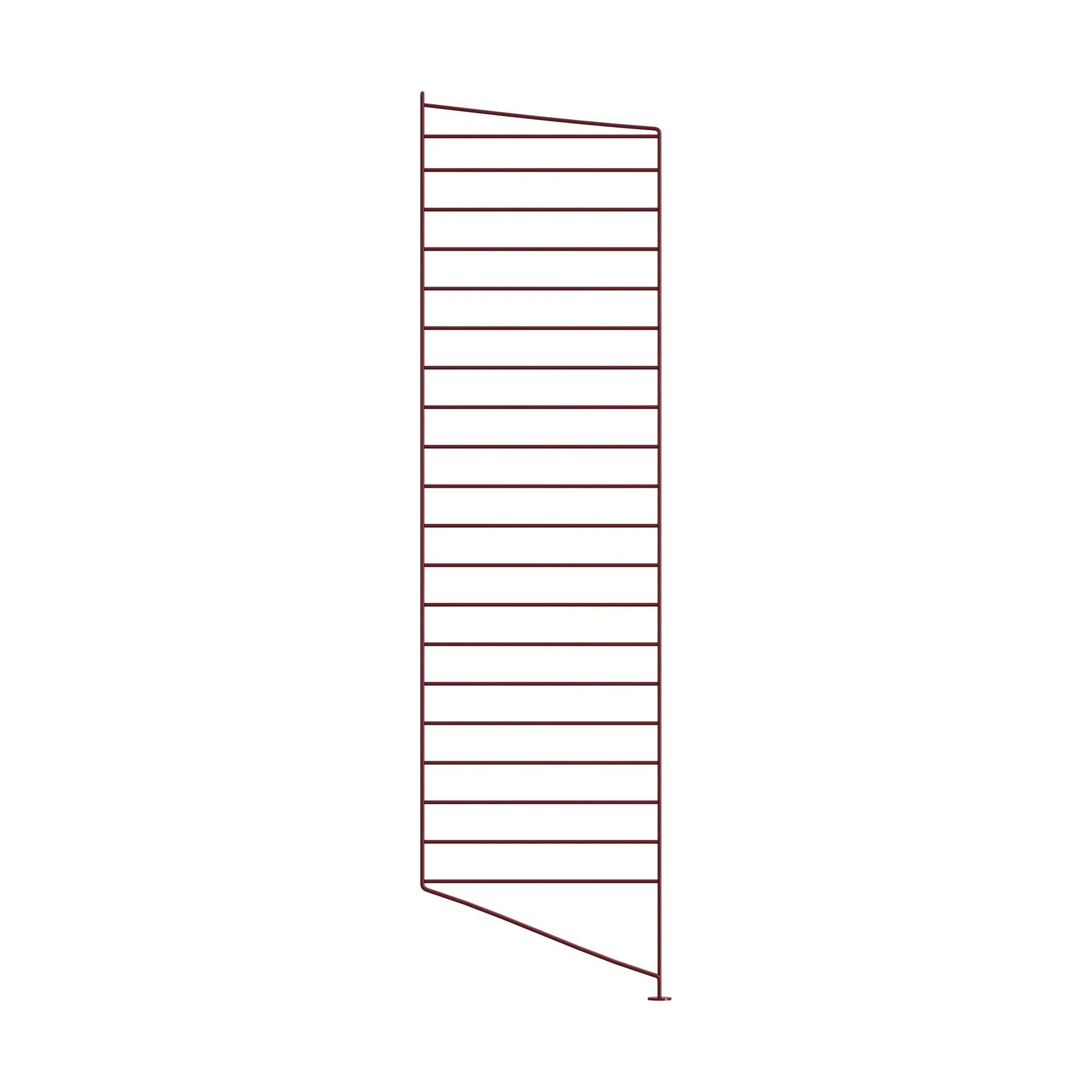 String floor panels, Dark red, 115x30 cm, 1-pack String