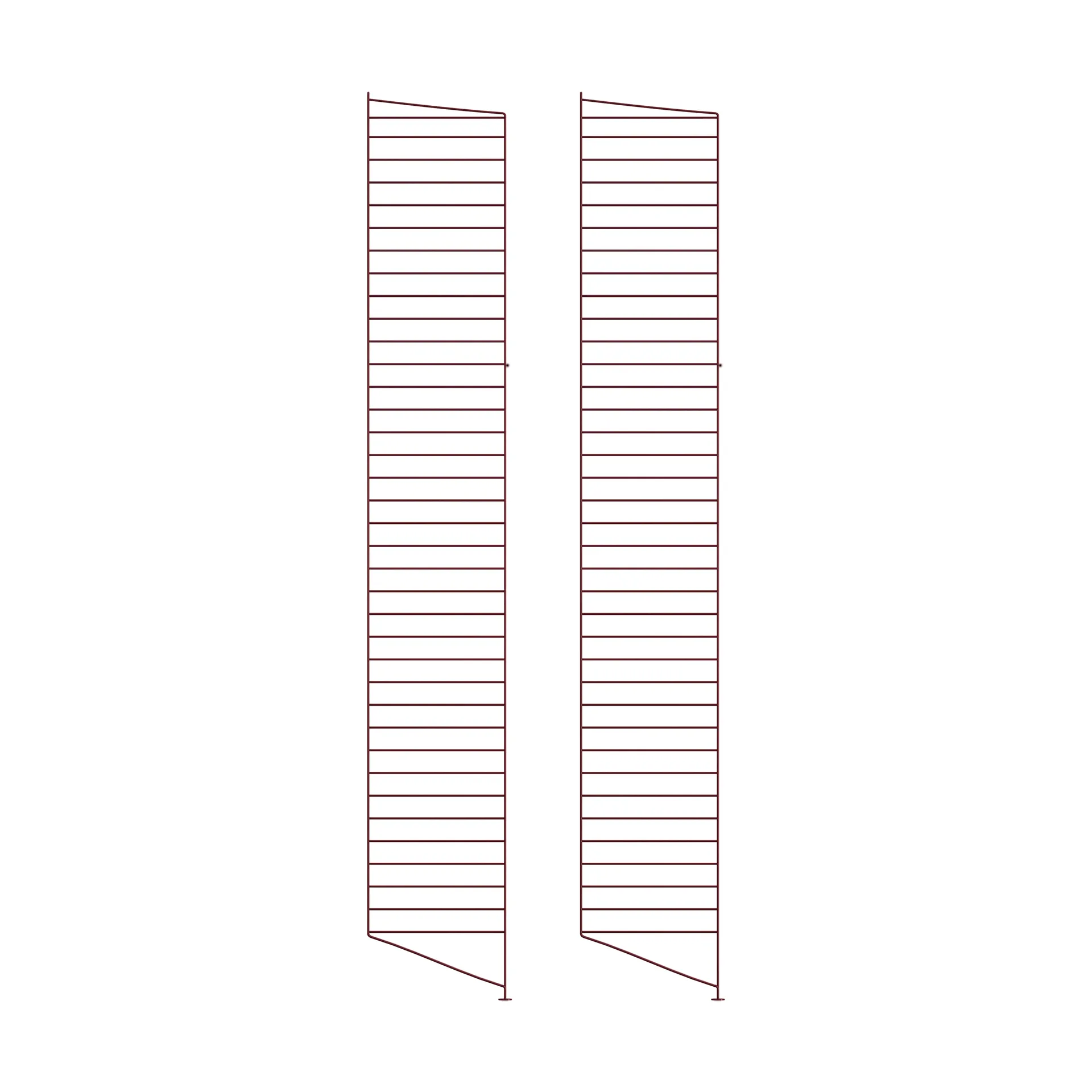 String floor panels, Dark red, 200x30 cm, 2-pack String