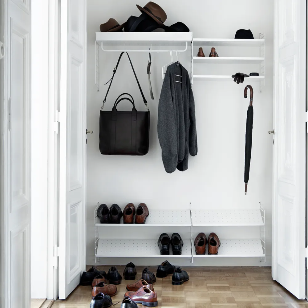 String hallway white - Combination E,  String