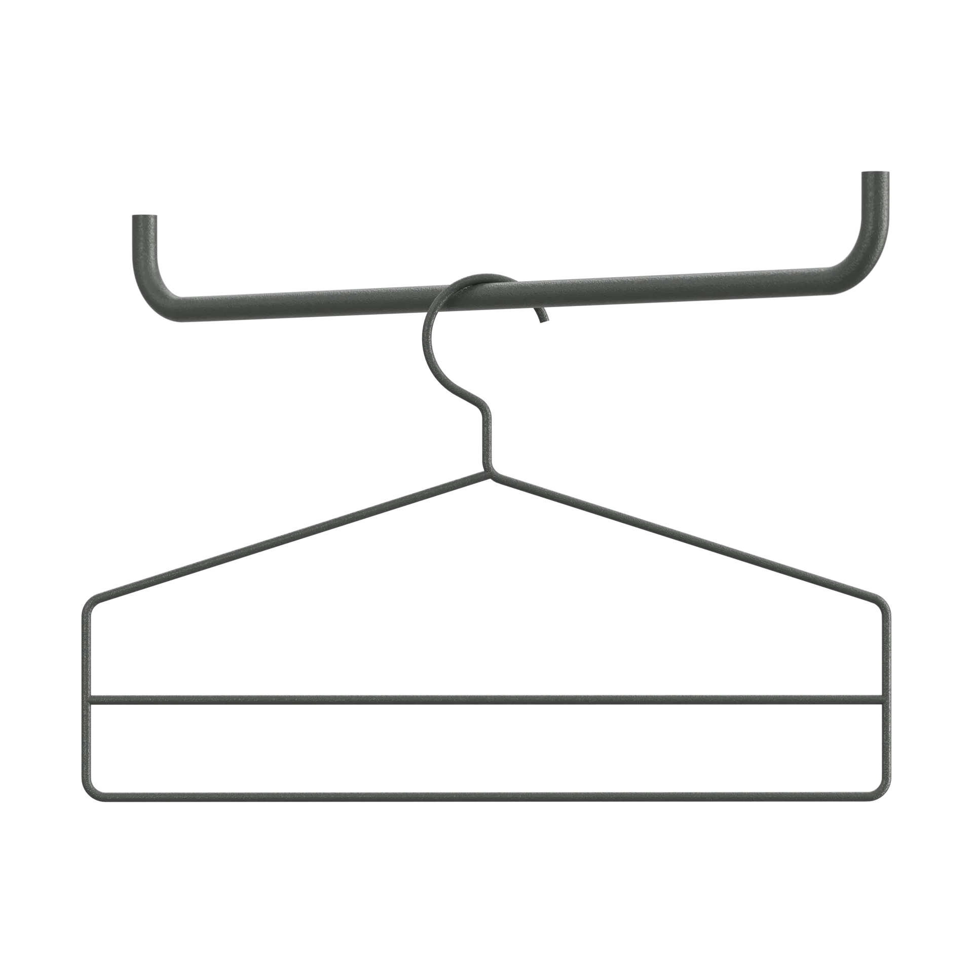 String hangers 4-pack, Dark grey String
