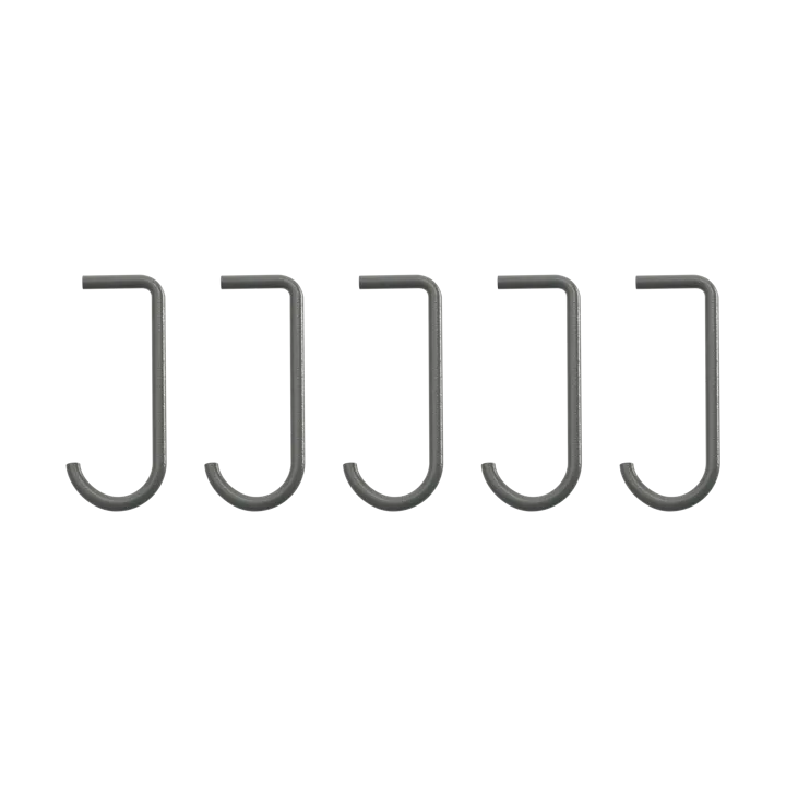 String J-hook 5-pack - Dark grey - String