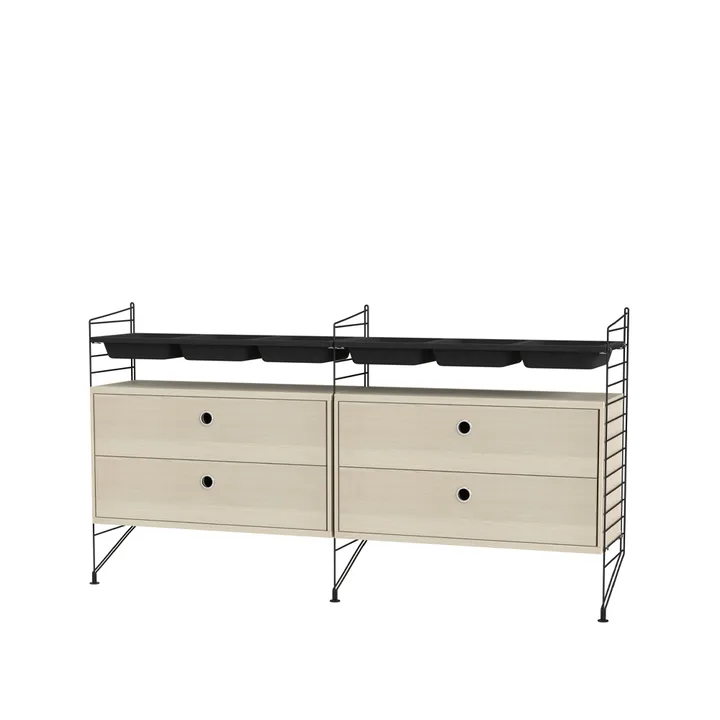 String living room ash & black - Combination G - String