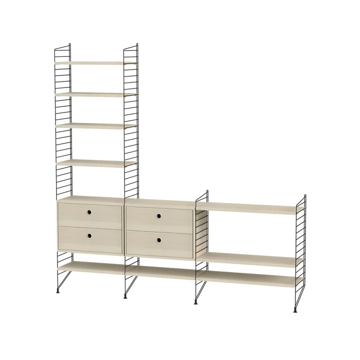 String living room ash & black - Combination J - String