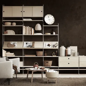 String living room ash & white - Combination J - String