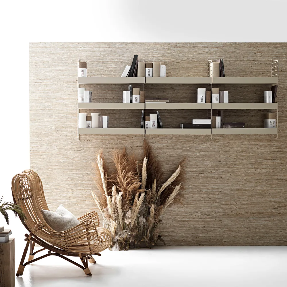 String living room beige - Combination L,  String