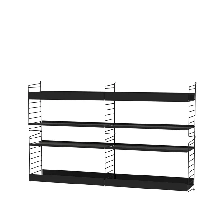 String living room black - Combination L - String