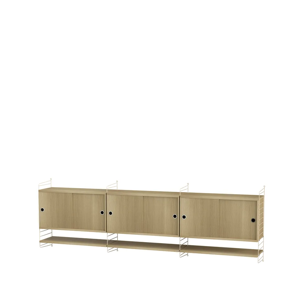 String living room oak & beige - Combination E,  String