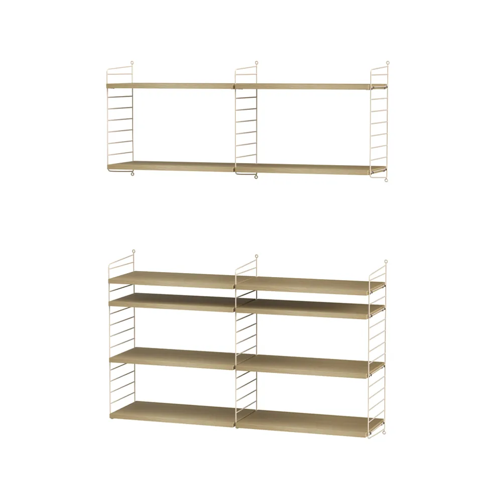 String living room oak & beige - Combination N,  String