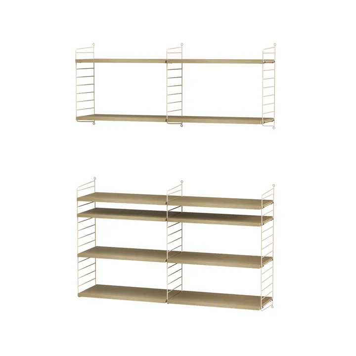 String living room oak & beige - Combination N - String