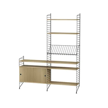 String living room oak & black - Combination K - String