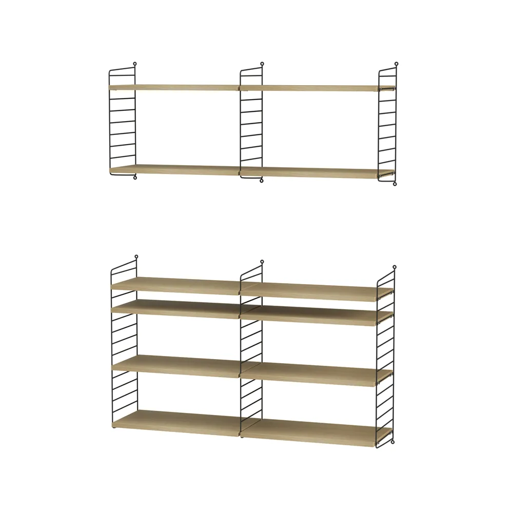 String living room oak & black - Combination N,  String