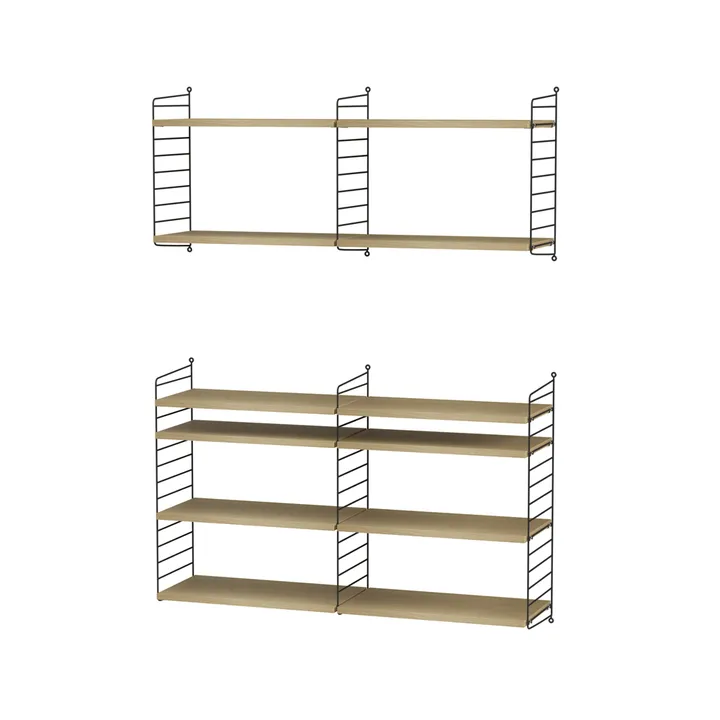 String living room oak & black - Combination N - String