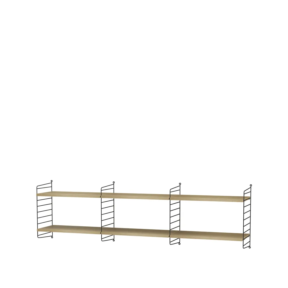 String living room oak & black - Combination O,  String