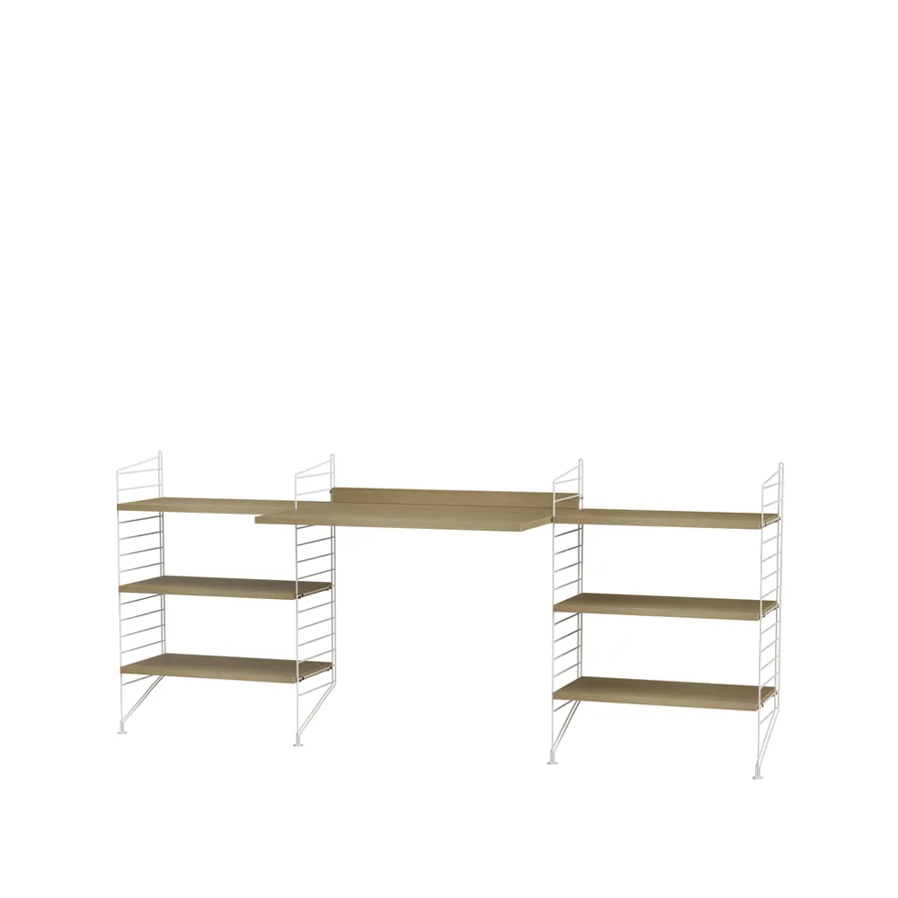 String living room oak & white - Combination D,  String