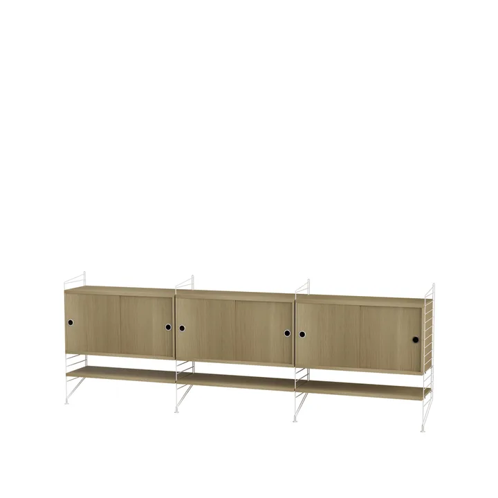 String living room oak & white - Combination F - String