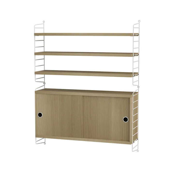 String living room oak & white - Combination I - String