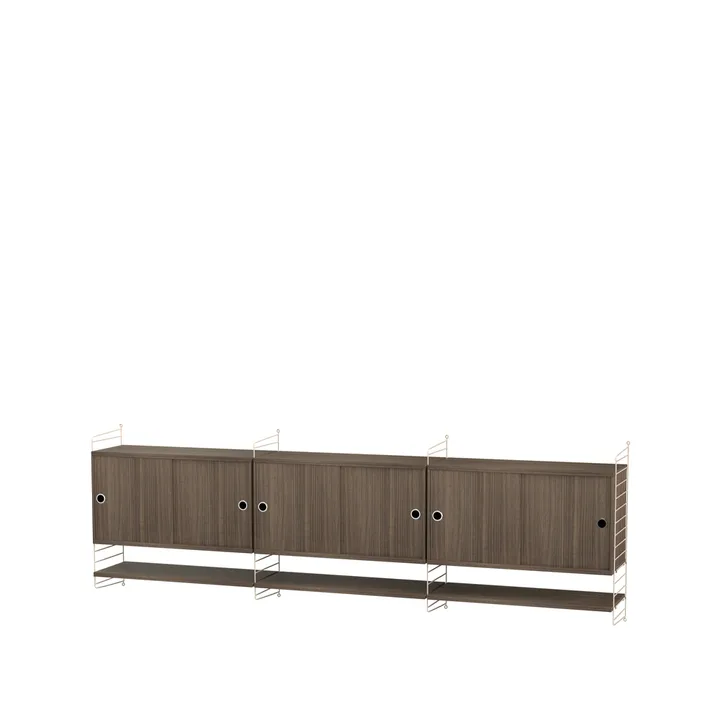 String living room walnut & beige - Combination E - String