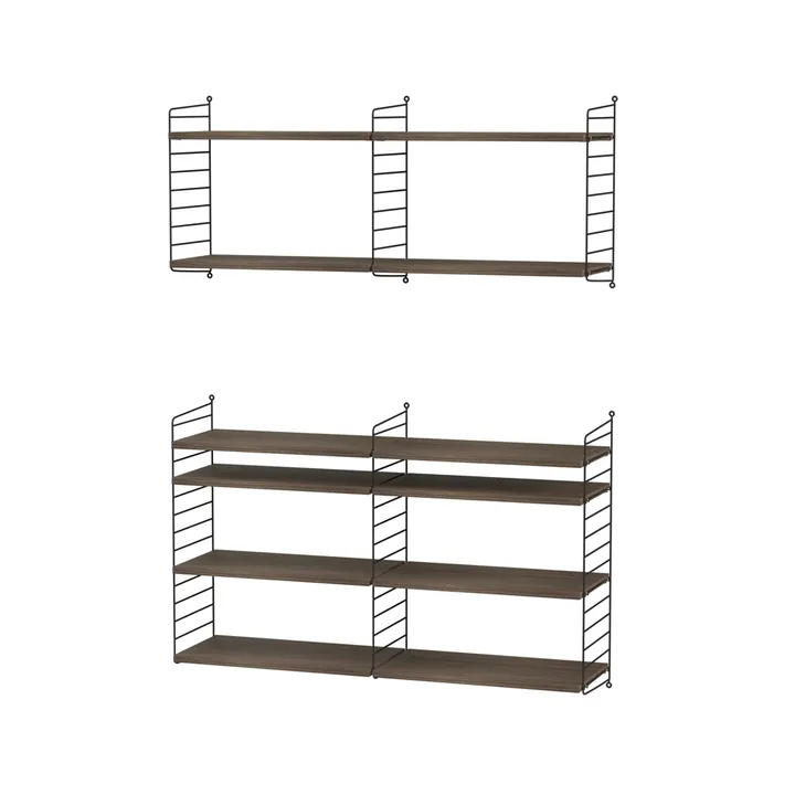 String living room walnut & black - Combination N - String