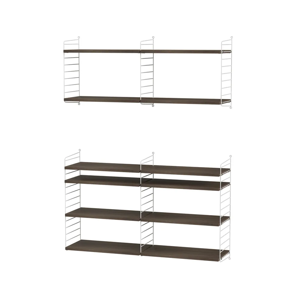 String living room walnut & white - Combination N,  String