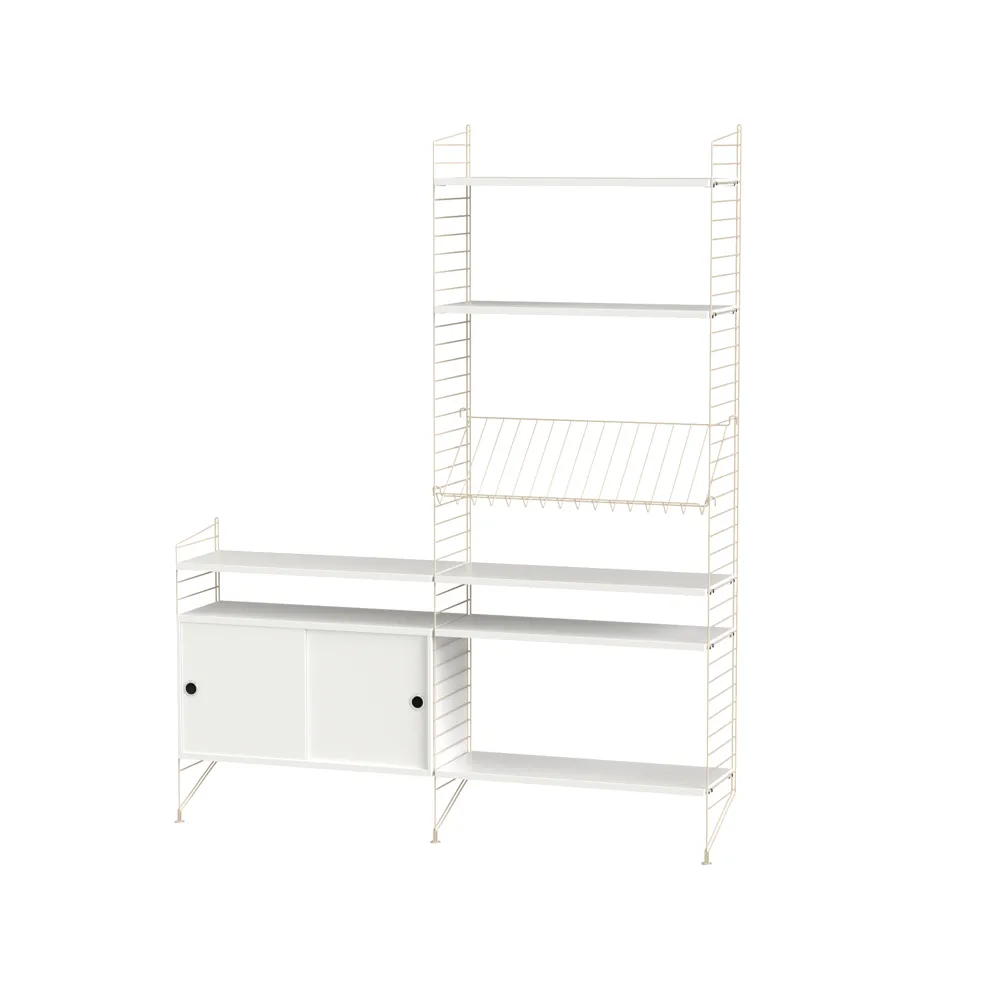 String living room white & beige - Combination K,  String