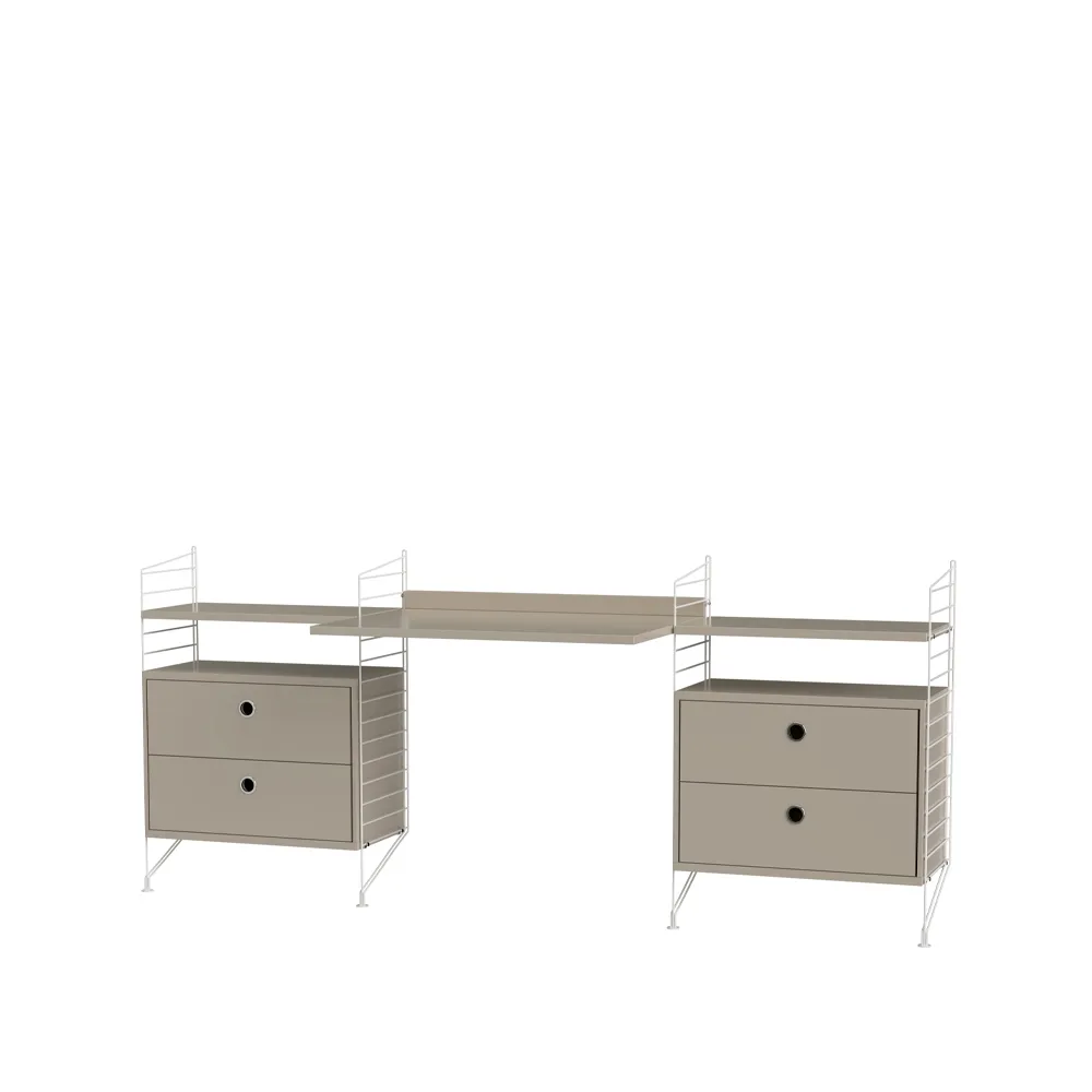 String office beige & white - Combination C,  String