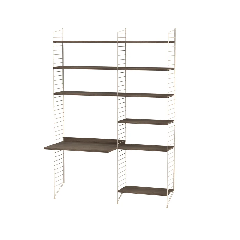 String office walnut & beige - Combination B,  String