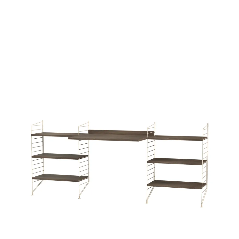 String office walnut & beige - Combination D,  String