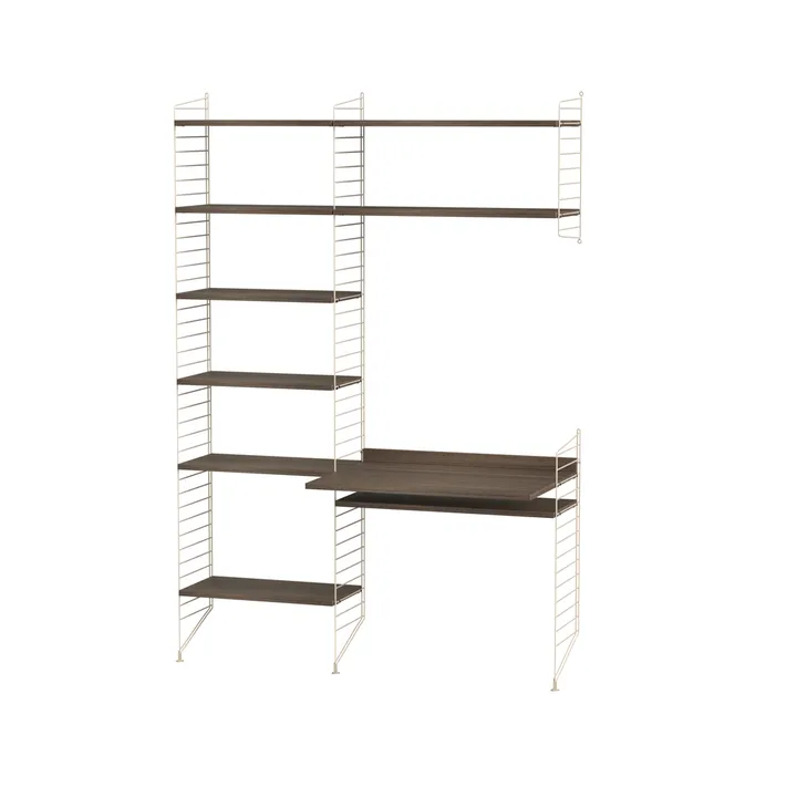 String office walnut & beige - Combination G - String
