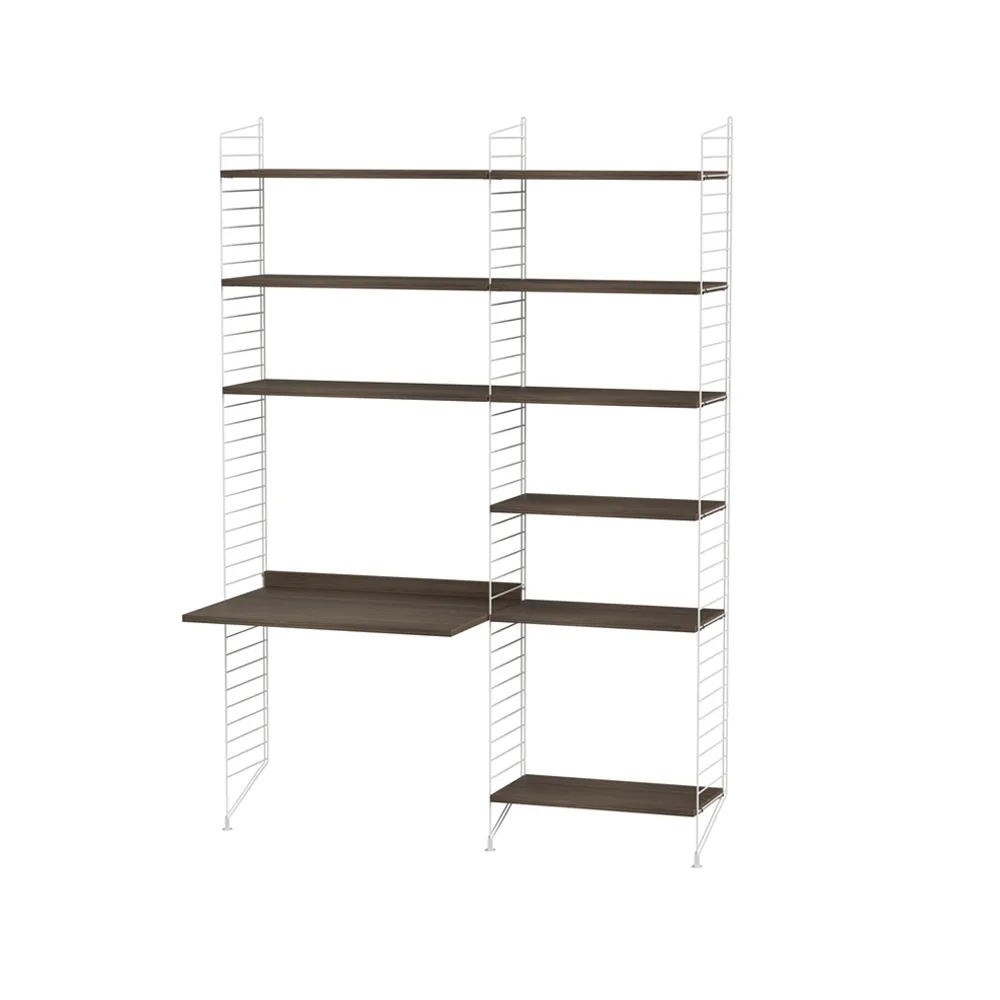 String office walnut & white - Combination B,  String
