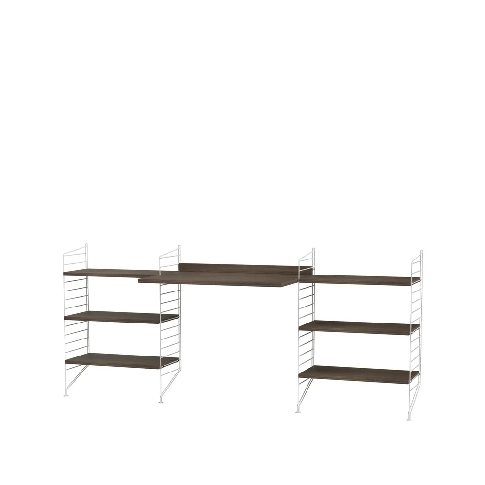 String office walnut & white - Combination D,  String