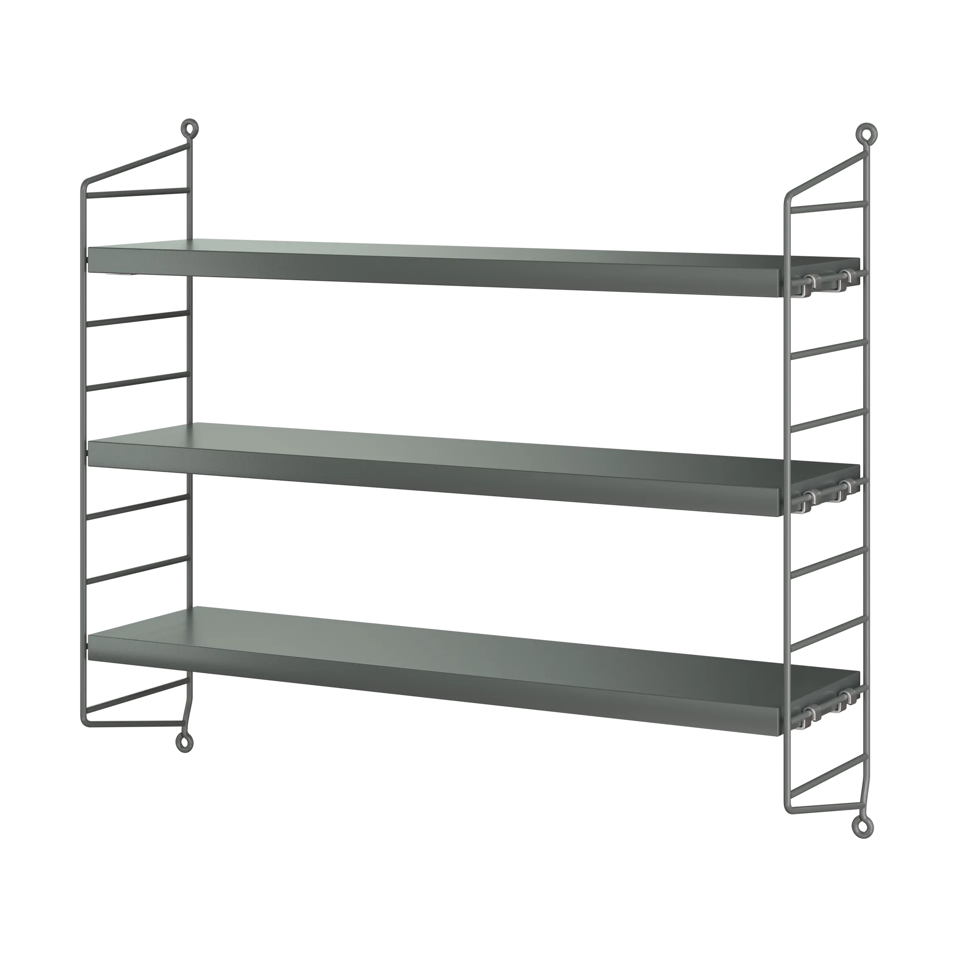 String Pocket wall shelf, Dark grey String