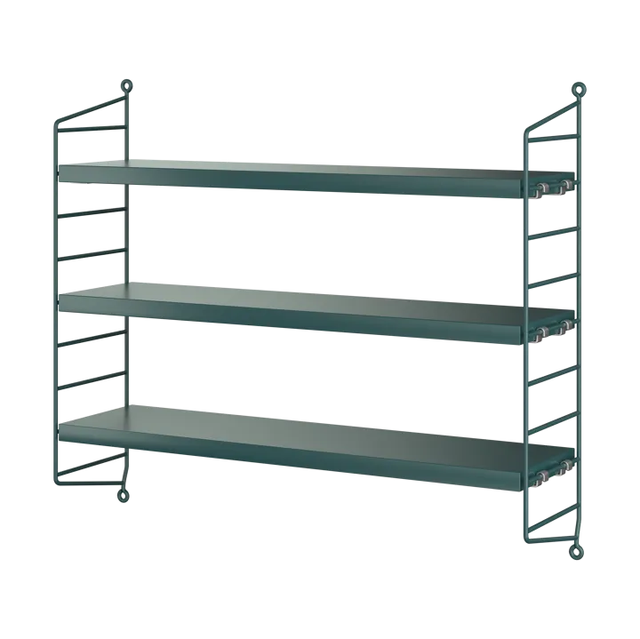 String Pocket wall shelf - Tegnér green - String