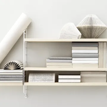 String shelf Pocket ash-white - ash-white - String