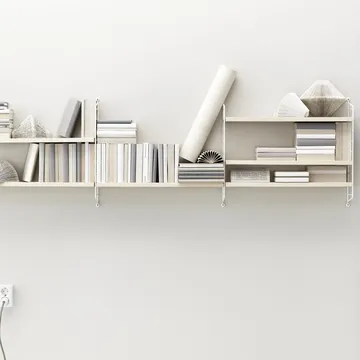 String shelf Pocket ash-white - ash-white - String