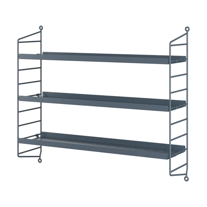 String shelf Pocket metal - Sergel grey - String