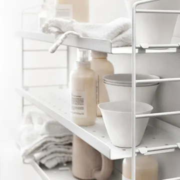 String shelf Pocket metal - white - String