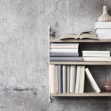 String shelf Pocket oak-white - oak-white - String
