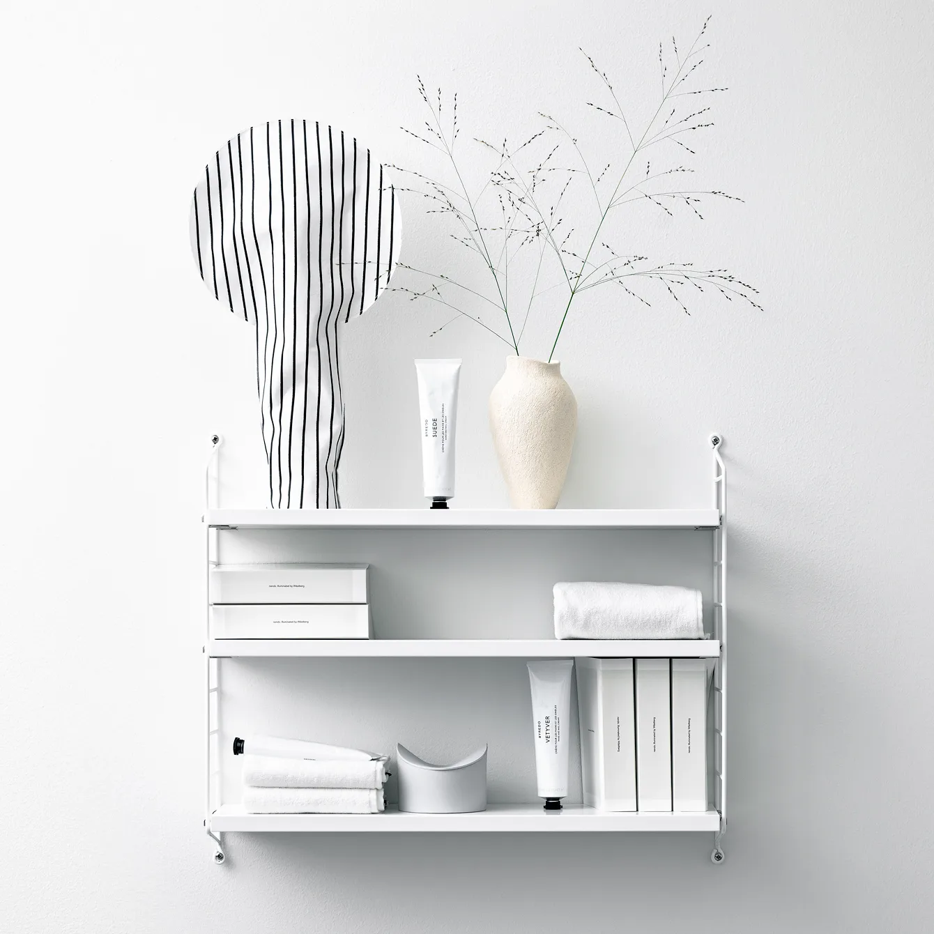 String Shelf Pocket white, white String